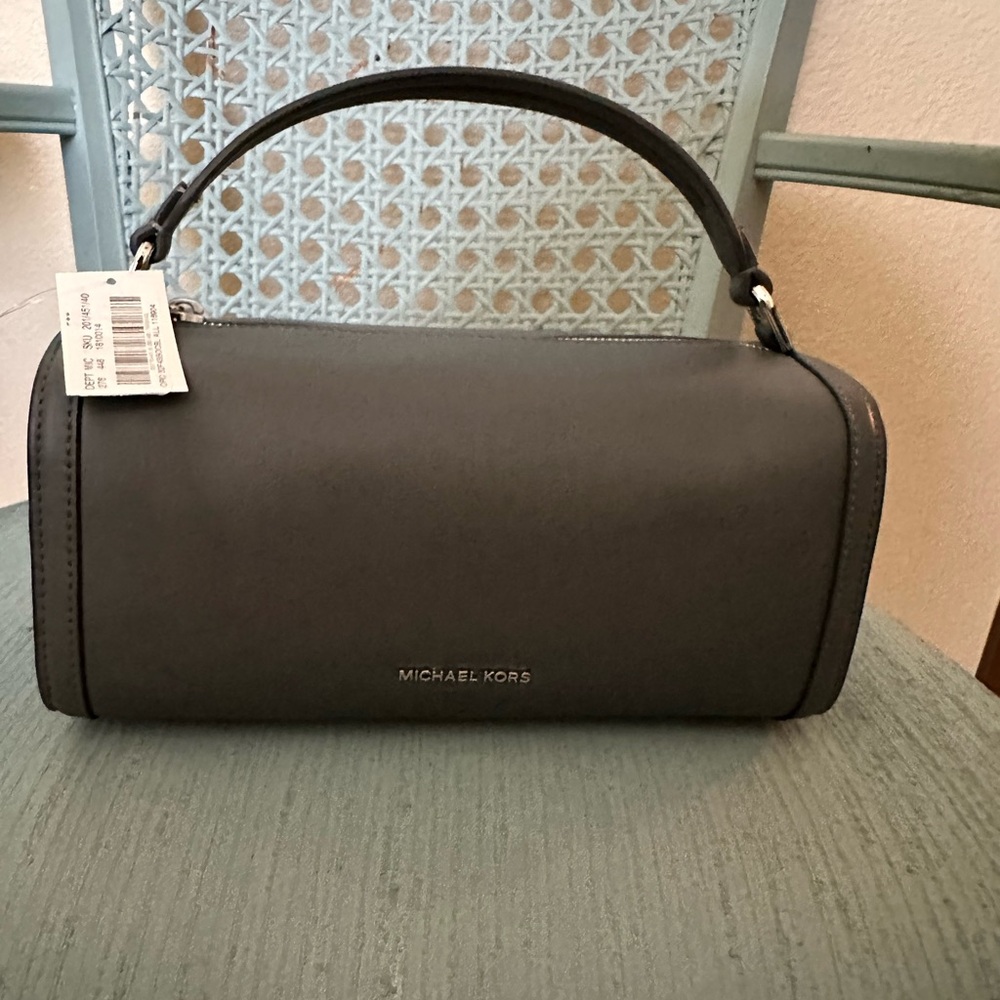 Michael Kors Charcoal Barrel Bag